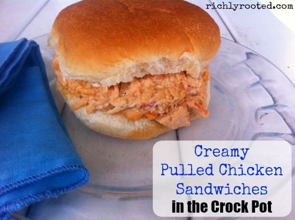 Cream Of Chicken Sandwiches
 Creamy Pulled Chicken Sandwiches in the Crock Pot – Richly