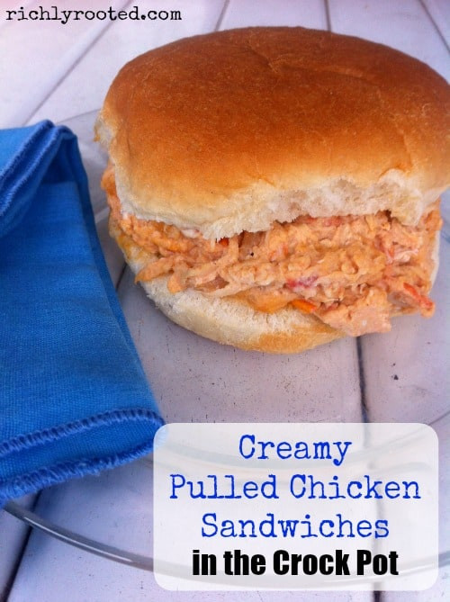 Cream Of Chicken Sandwiches
 Creamy Pulled Chicken Sandwiches in the Crock Pot – Richly