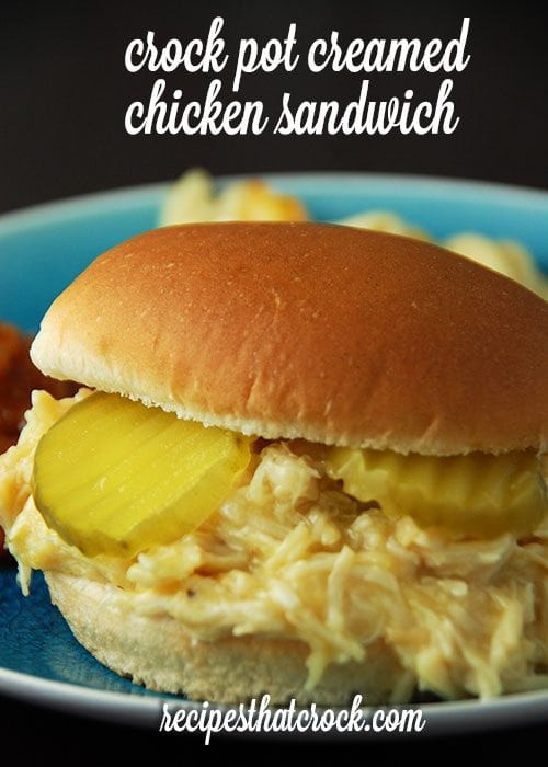 Cream Of Chicken Sandwiches
 Crock Pot Creamed Chicken Sandwich Recipes That Crock