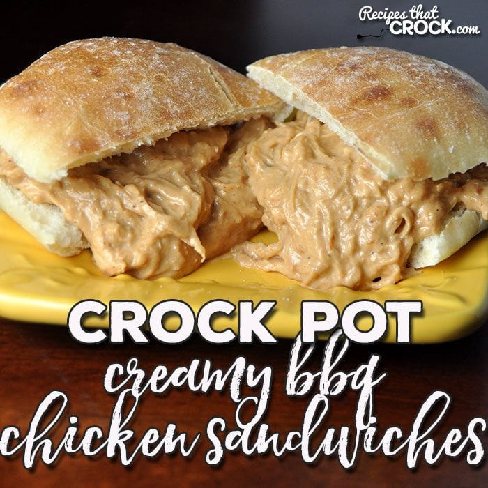 Cream Of Chicken Sandwiches
 Creamy Crock Pot BBQ Chicken Sandwiches Recipes That Crock