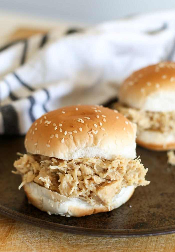 Cream Of Chicken Sandwiches
 Shredded Chicken Sandwiches In the Crockpot Cleverly Simple