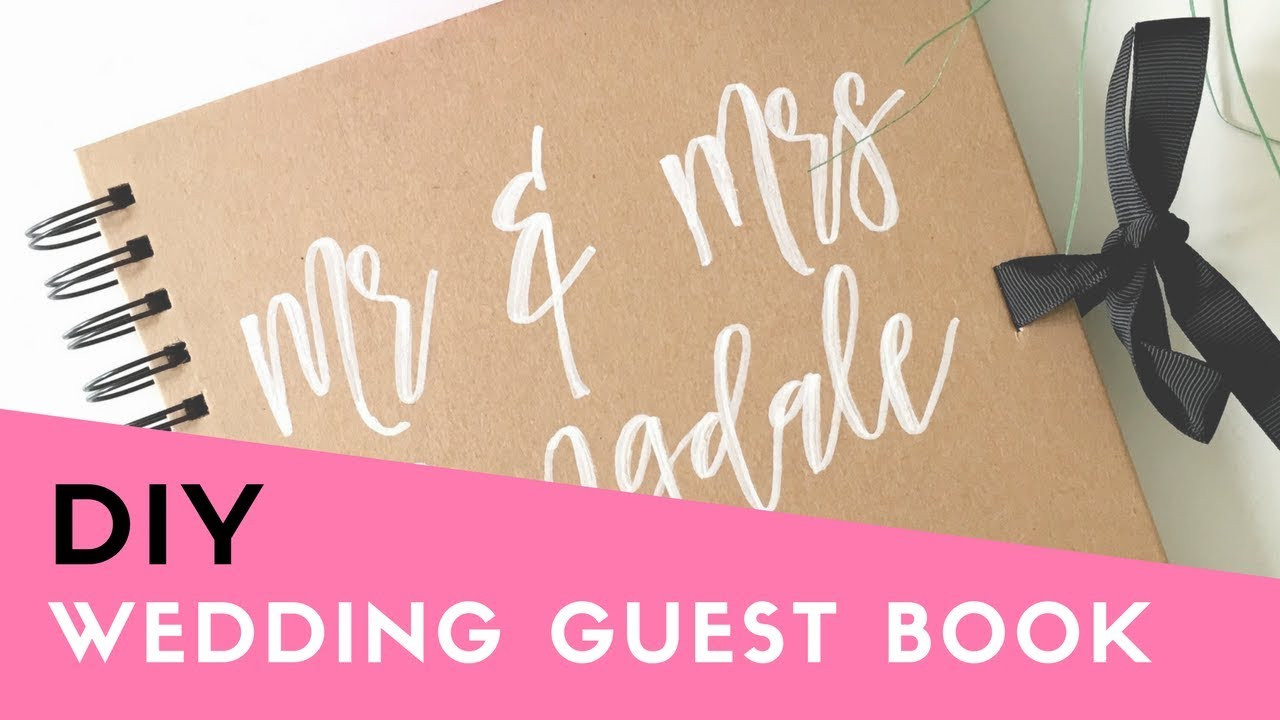 Create Wedding Guest Book
 HOW TO Make your own Wedding Guest Book Cheap & Easy DIY