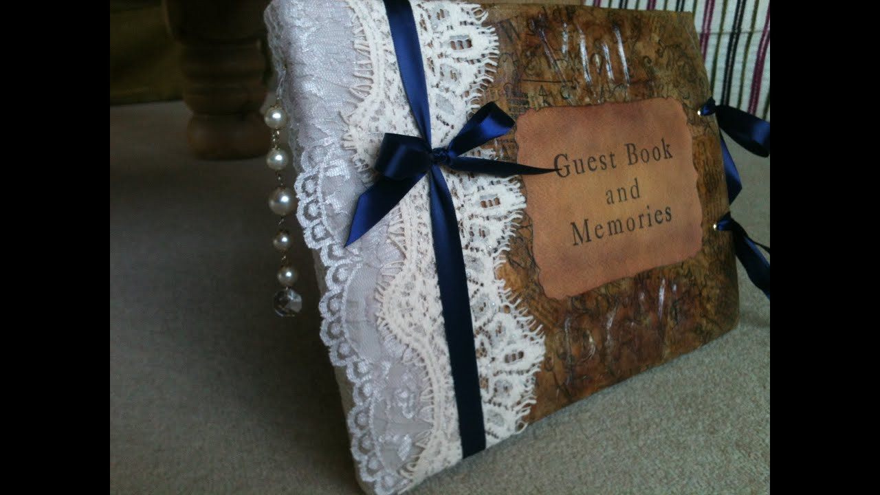 Create Wedding Guest Book
 Book Binding How to make a Wedding Guest Book