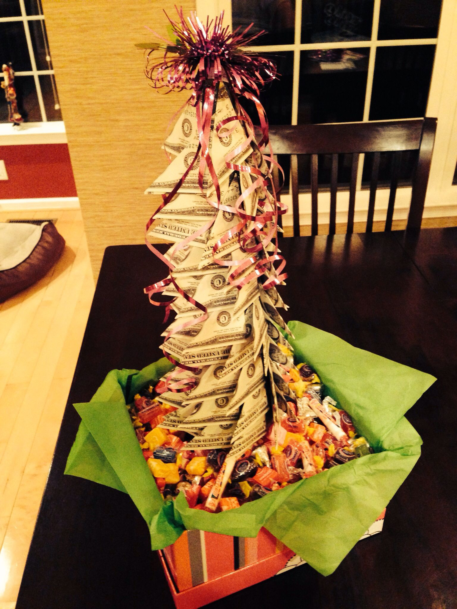 Creative 16Th Birthday Gift Ideas For Boys
 Finished product Money tree in a box of sweets for a