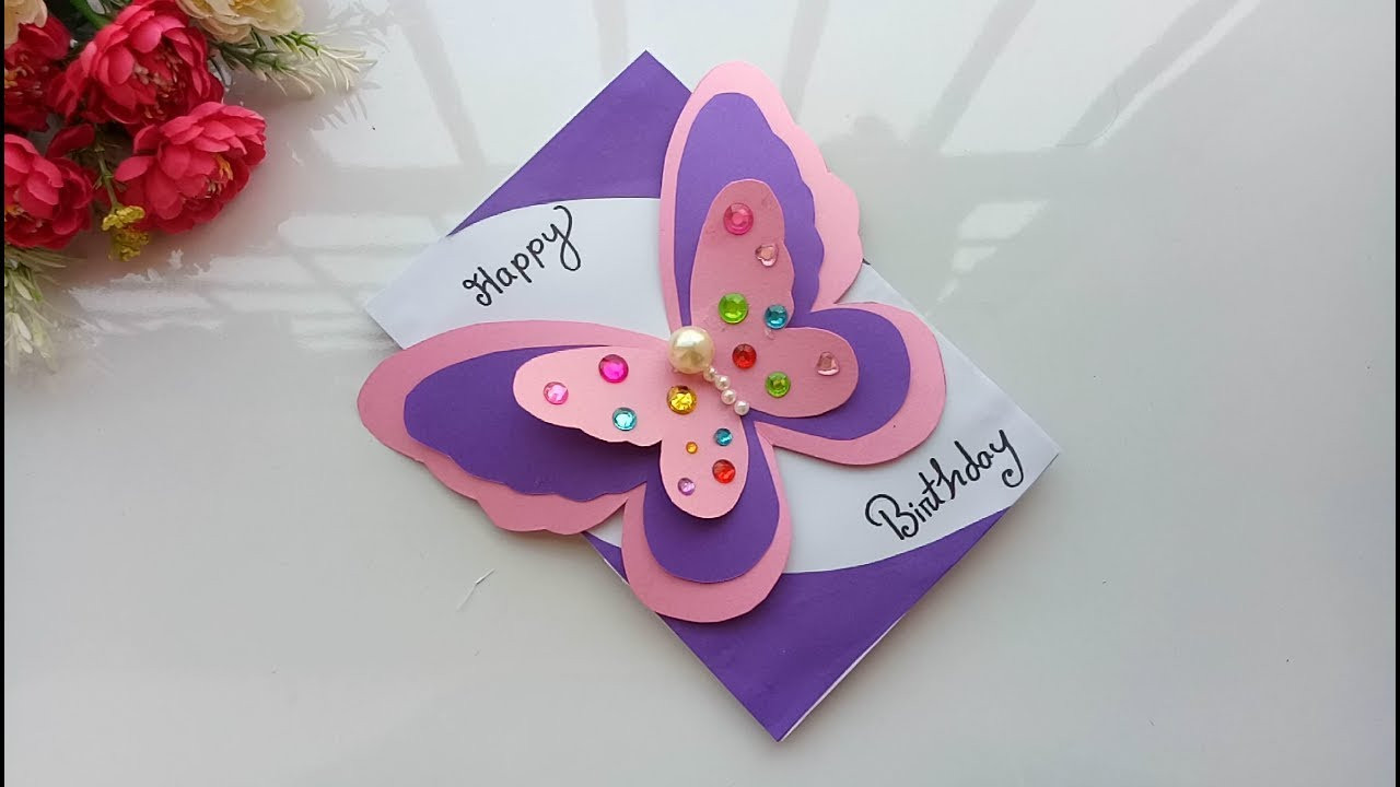 Creative Birthday Card Ideas
 Beautiful Handmade Birthday card Birthday card idea