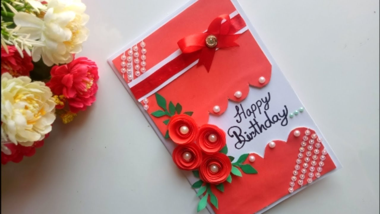 Creative Birthday Card Ideas
 Beautiful Handmade Birthday card idea DIY Greeting Pop