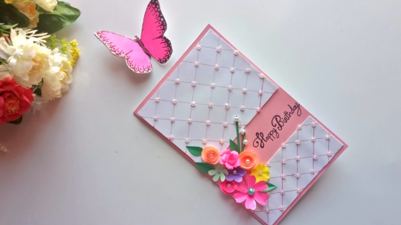 Creative Birthday Card Ideas
 Beautiful Handmade Birthday card idea DIY Greeting Pop