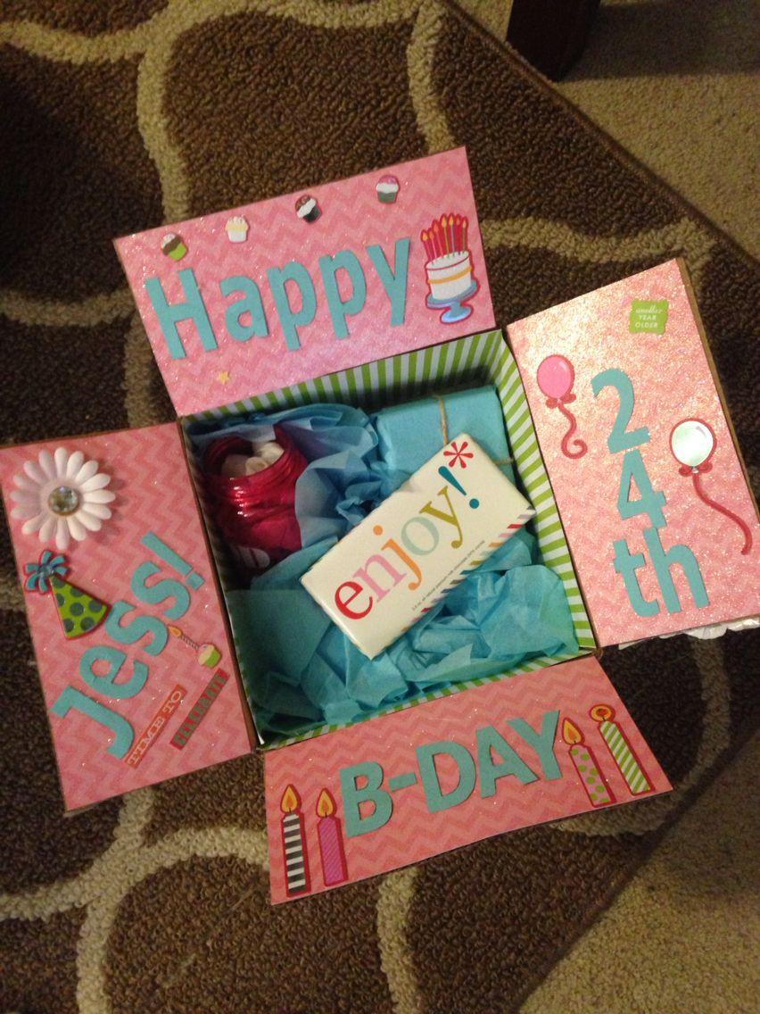 Creative Birthday Gift Ideas For Best Friend
 Best friend birthday box Decorate the inside of the box