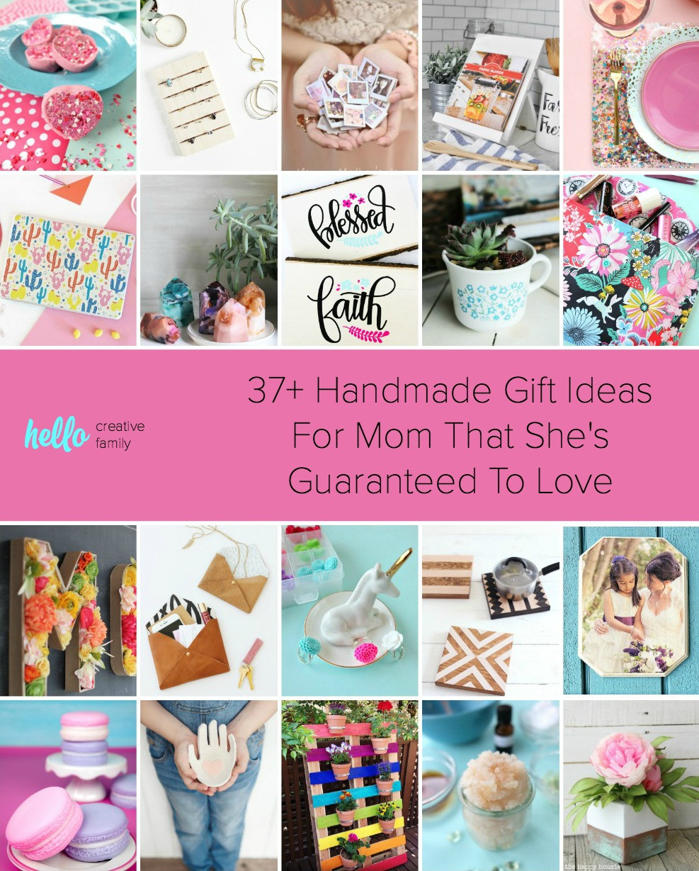 Creative Birthday Gifts For Mom
 37 Handmade Gift Ideas For Mom That She s Guaranteed To Love