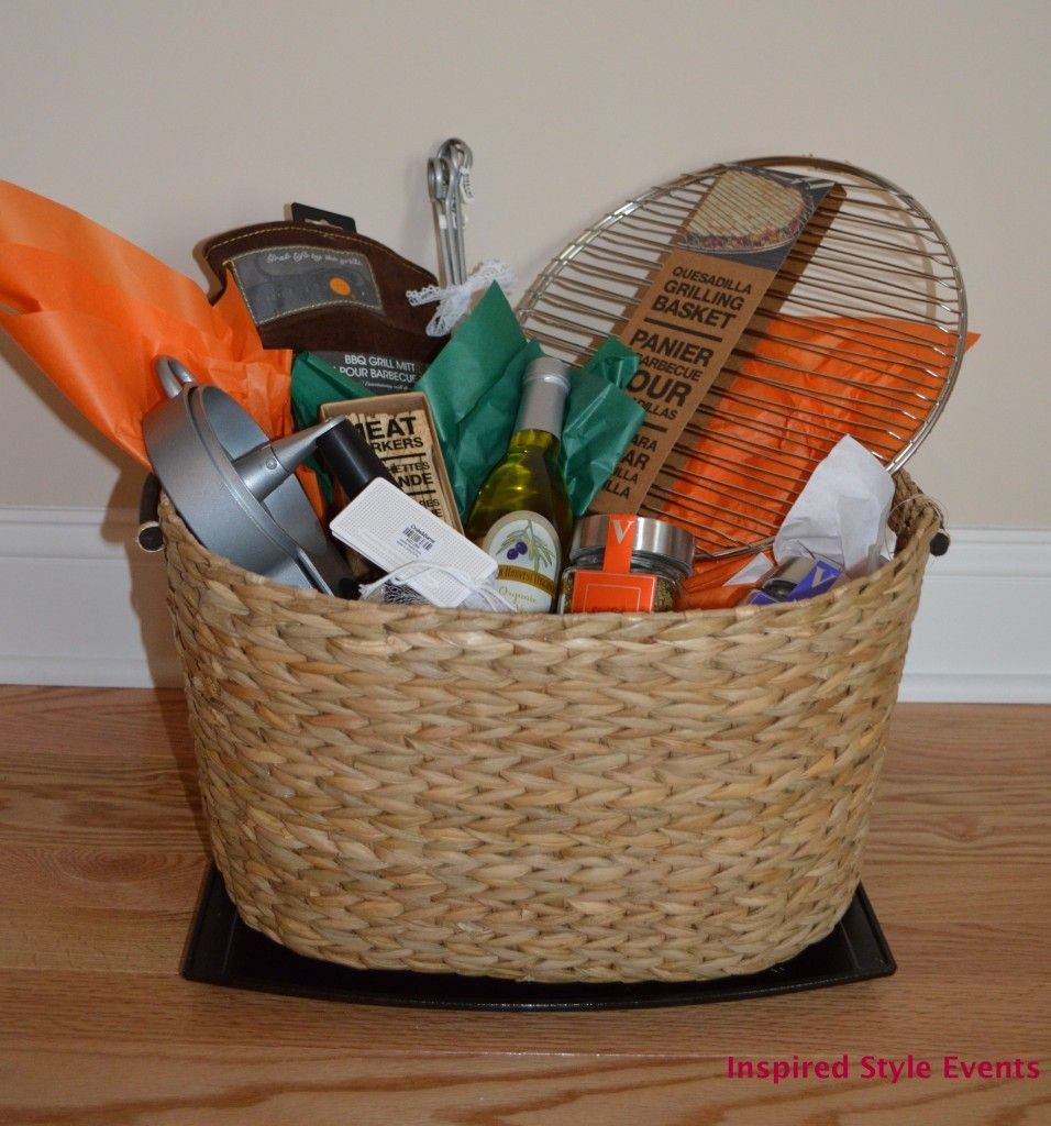 Creative Bridal Shower Gift Basket Ideas
 grill theme t basket from inspiredstyleevents