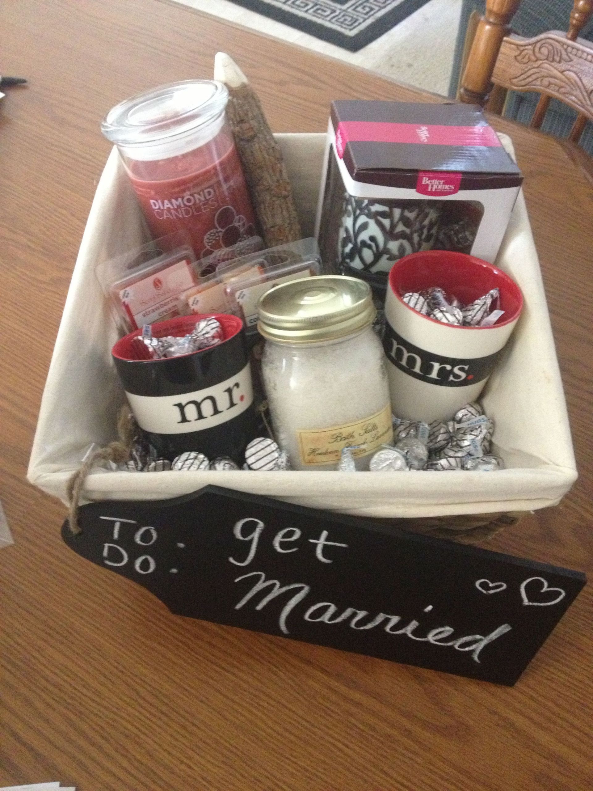 Creative Bridal Shower Gift Basket Ideas
 Bridal shower t basket for the bride you don t know too
