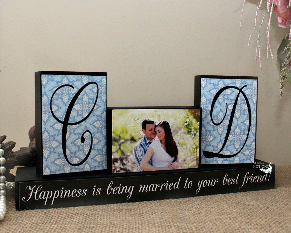 Creative Gift Ideas For Couples
 Personalized Unique Wedding Gift for Couples by TimelessNotion