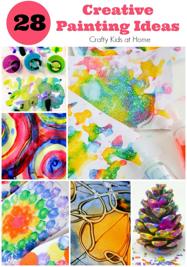 Creative Ideas For Kids
 28 Creative Painting Ideas for Kids Crafty Kids at Home