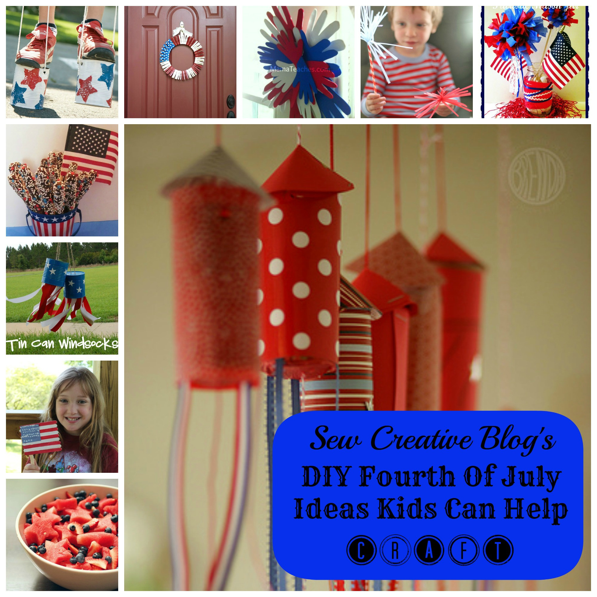 Creative Ideas For Kids
 Inspiration DIY Fourth July Ideas Kids Can Help Craft