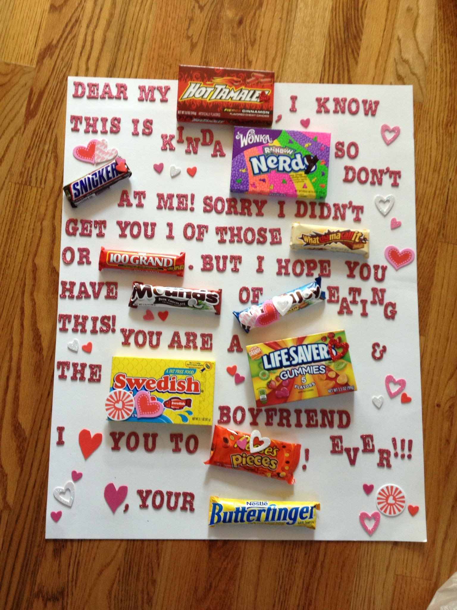 Creative Valentine Day Gift Ideas For Boyfriend
 What I made my boyfriend for Valentines day