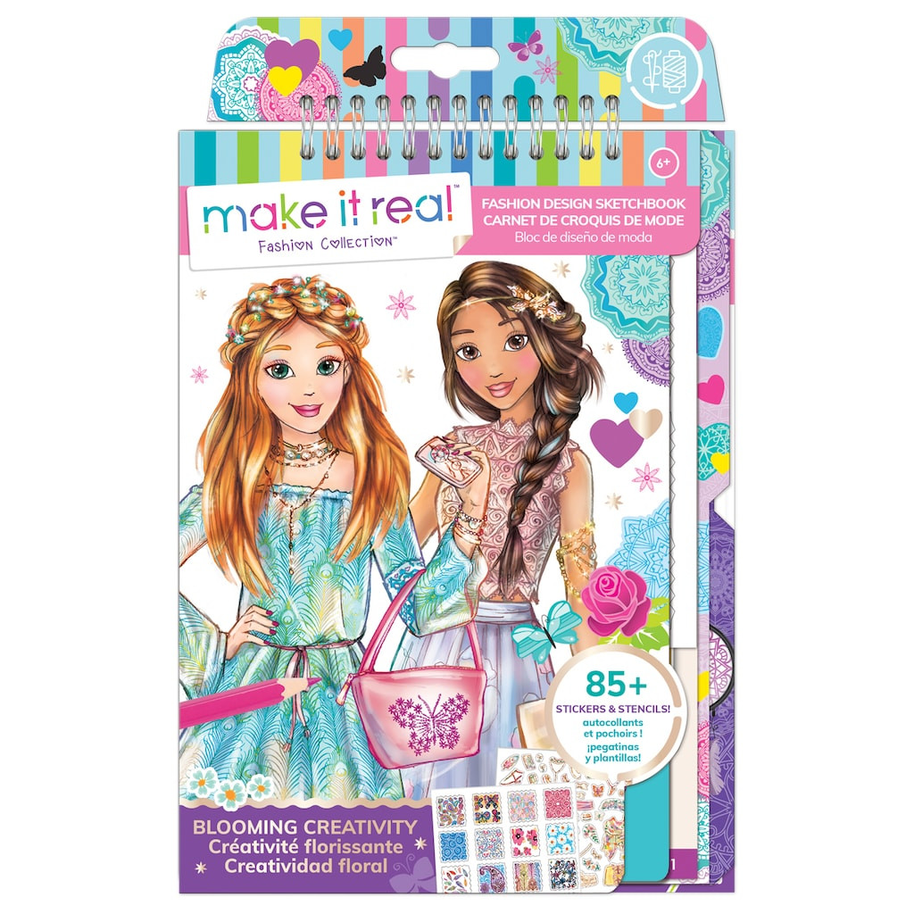 Creativity For Kids Fashion Design
 Buy the Make It Real™ Fashion Design Sketchbook Set