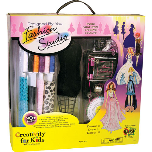 Creativity For Kids Fashion Design
 NEW Faber Castell Creativity For Kids FASHION STUDIO Kit