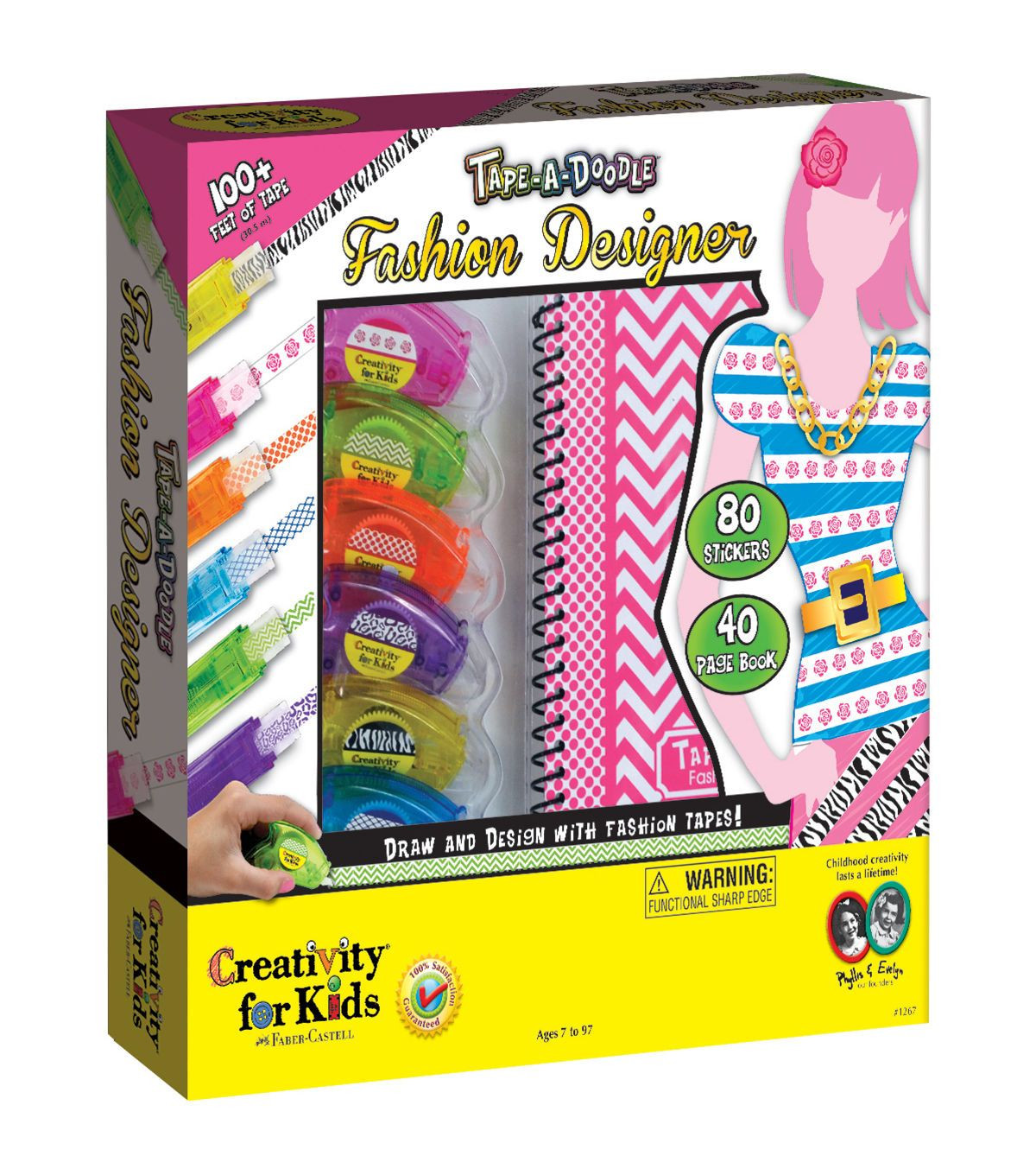 Creativity For Kids Fashion Design
 Creativity For Kids Tape A Doodle Fashion Designer Kit