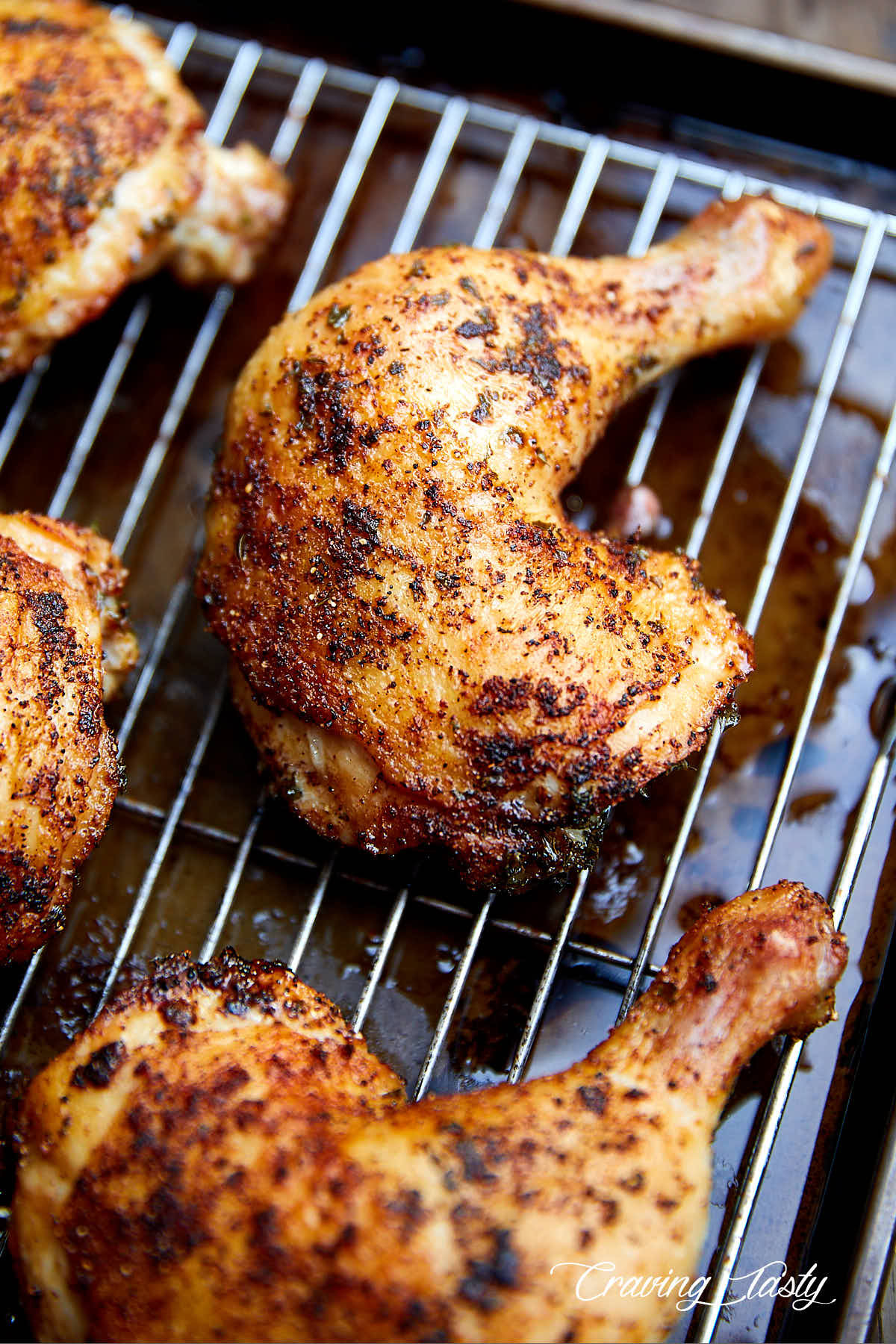 Crispy Baked Chicken Leg Quarters
 Crispy Oven Roasted Chicken Leg Quarters Craving Tasty