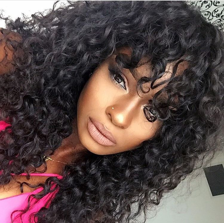 Crochet Hairstyles With Bangs
 Curly bangs and long hair