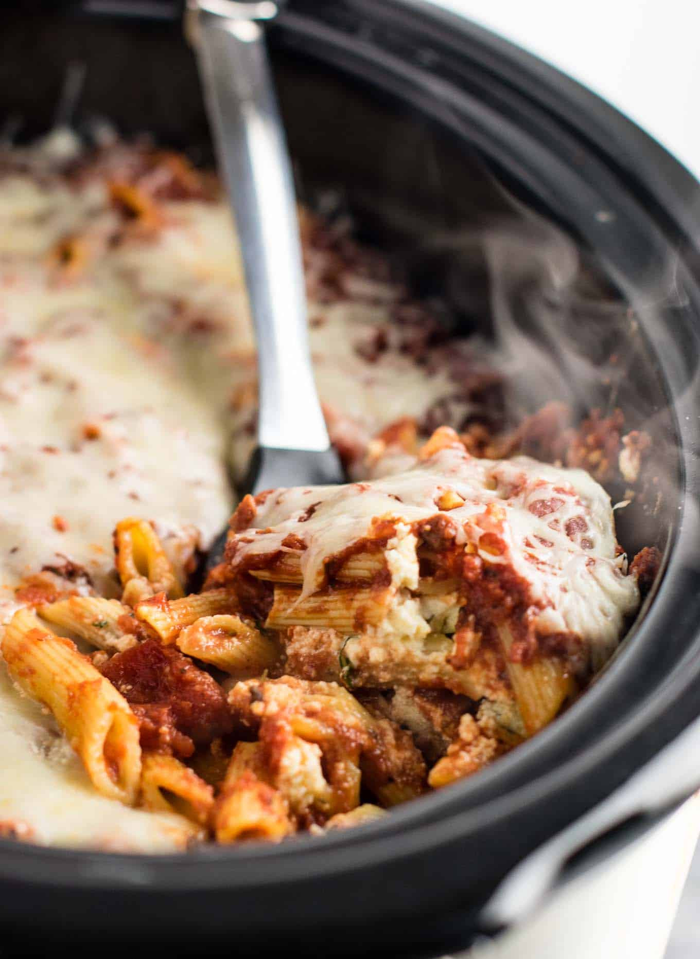 Crock Pot Recipes Vegetarian
 Easy Crock Pot Baked Ziti Recipe Build Your Bite