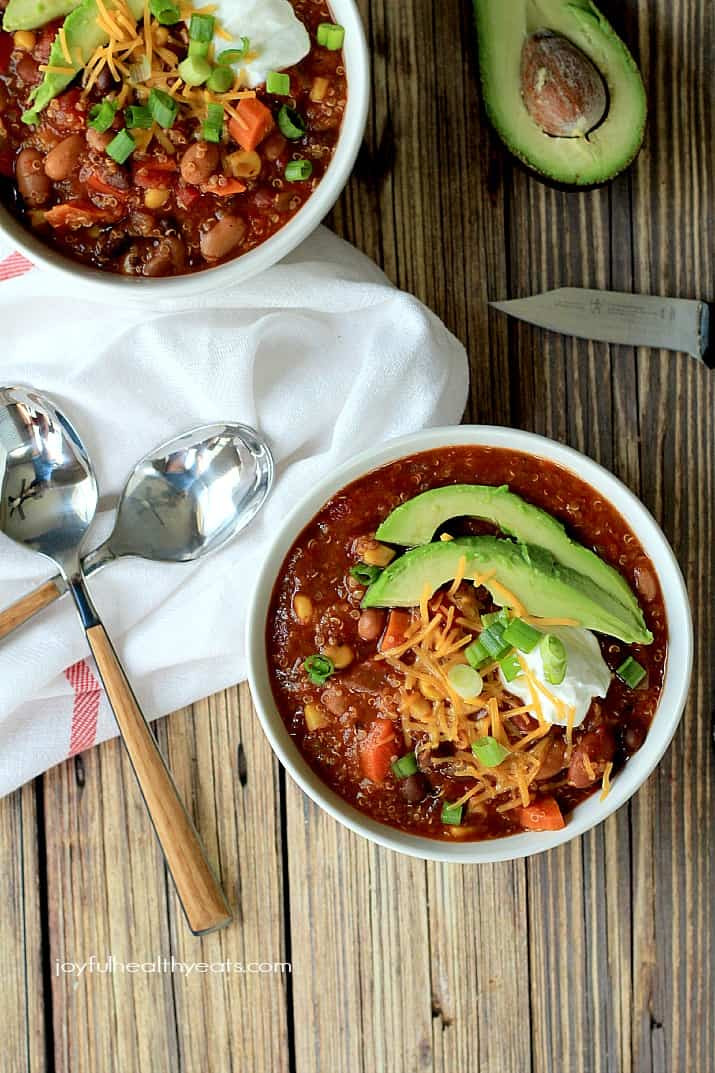 Crock Pot Recipes Vegetarian
 Crock Pot Quinoa Ve arian Chili