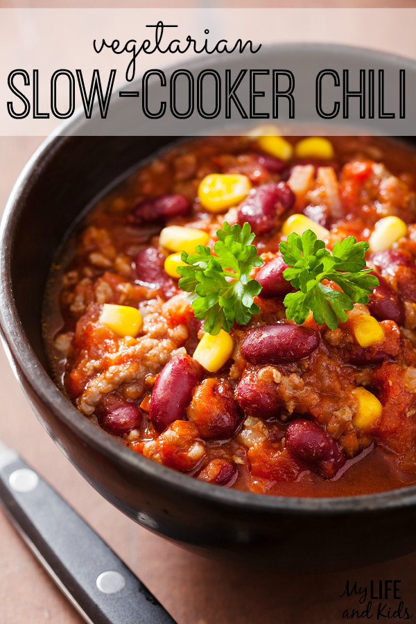 Crock Pot Recipes Vegetarian
 Ve arian Crock Pot Chili Recipe