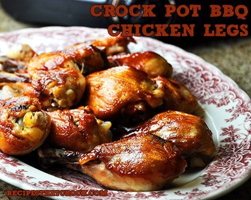 Crockpot Bbq Chicken Thighs
 Crock Pot BBQ Chicken Legs Recipes That Crock