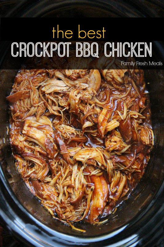 Crockpot Bbq Chicken Thighs
 The Best Crockpot BBQ Chicken Family Fresh Meals