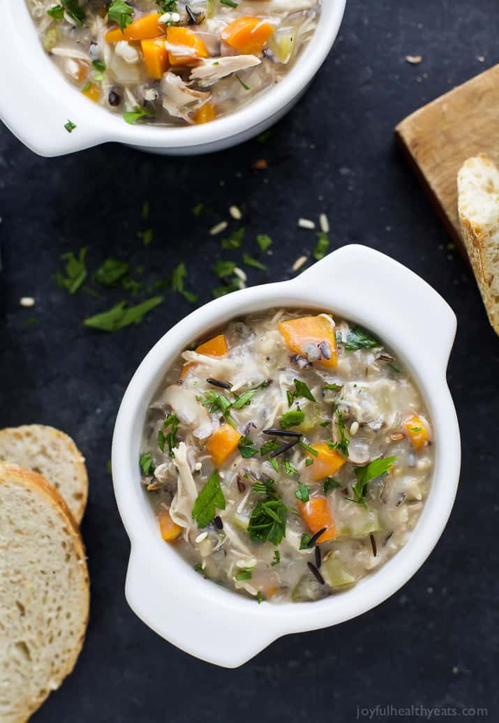 Crockpot Chicken And Wild Rice Soup
 Easy Crockpot Chicken & Wild Rice Soup