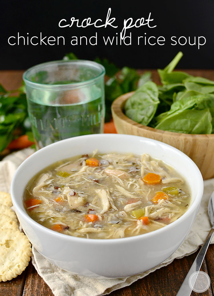Crockpot Chicken And Wild Rice Soup
 Crock Pot Chicken and Wild Rice Soup Healthy Crock Pot