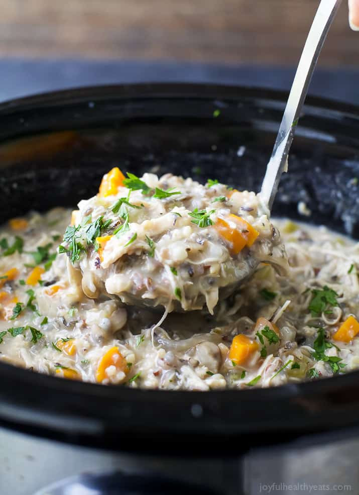 Crockpot Chicken And Wild Rice Soup
 Easy Crockpot Chicken & Wild Rice Soup