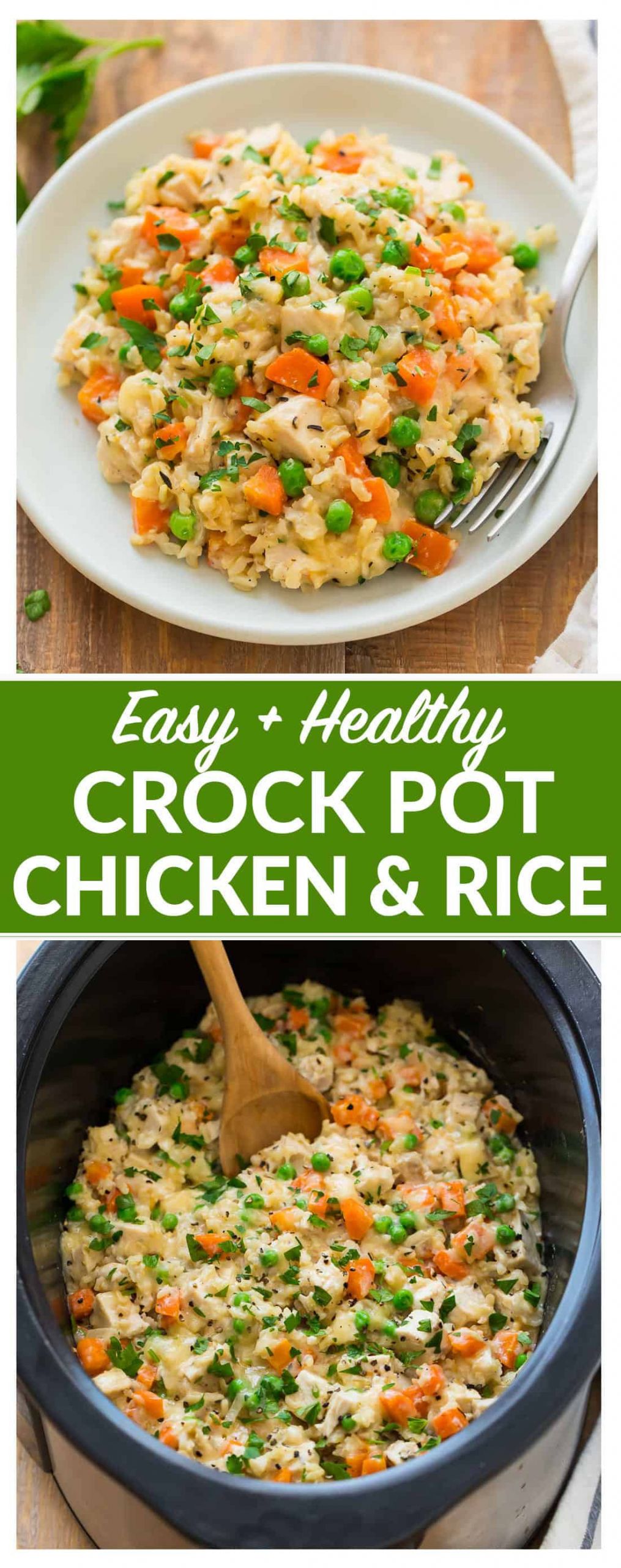 Crockpot Dinner Recipes
 Crock Pot Chicken and Rice Recipe