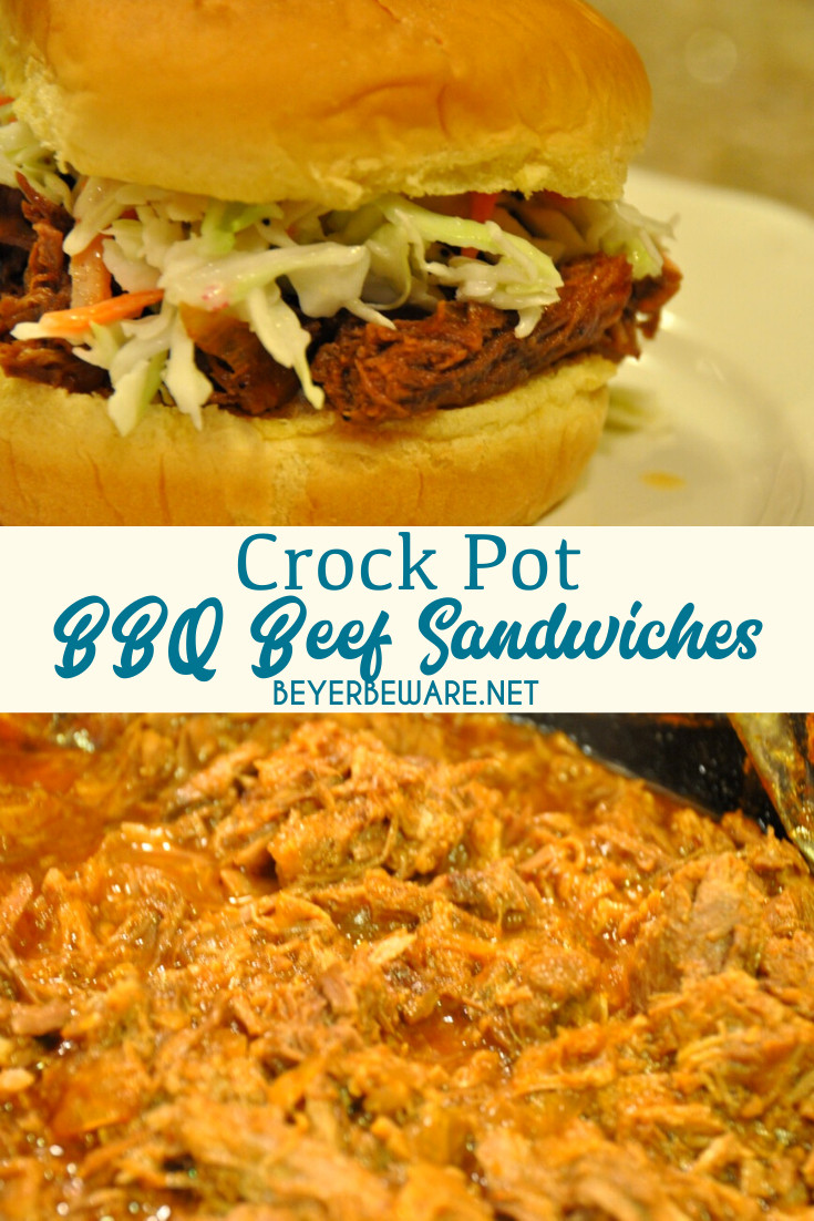 Crockpot Roast Beef Sandwiches
 Crock Pot BBQ Beef sandwich recipe is a great way to use a