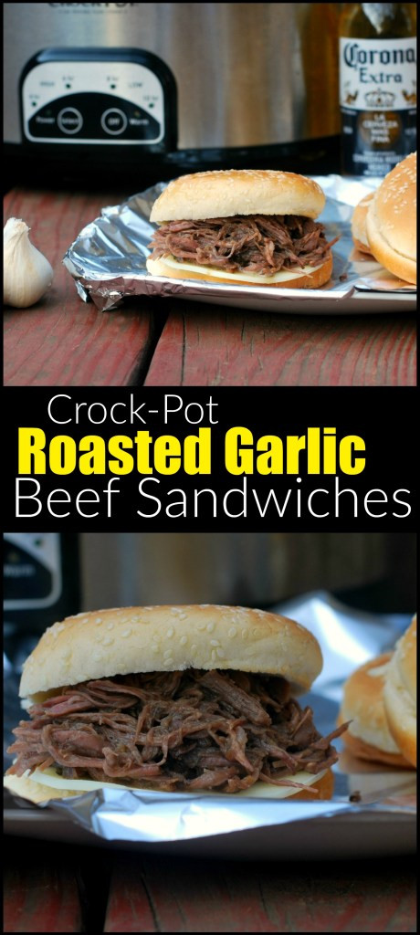 Crockpot Roast Beef Sandwiches
 Crock Pot Roasted Garlic Beef Sandwiches Aunt Bee s Recipes