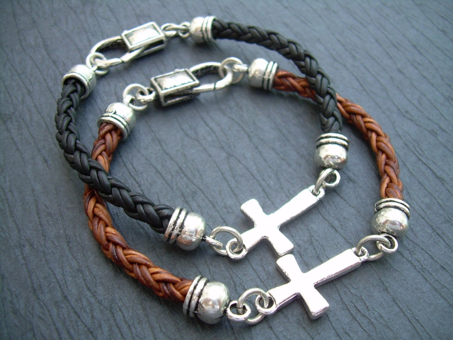 Cross Bracelet Mens
 Leather Bracelet Blessing Bracelet Cross Cross Bracelet