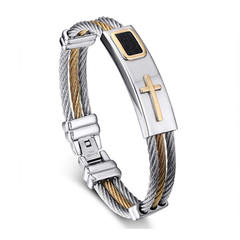 Cross Bracelet Mens
 Aliexpress Buy 2016 New Gold Jesus Cross Bracelet