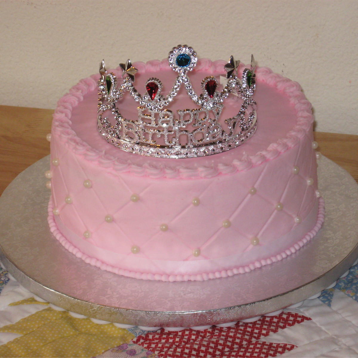 Crown Birthday Cake
 All Things Sweet Princess Crown Cake