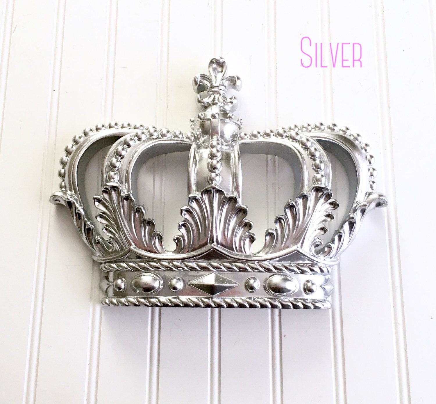 Crown Decor For Baby Room
 Silver Princess Crown Nursery Decor Princess Crown Baby