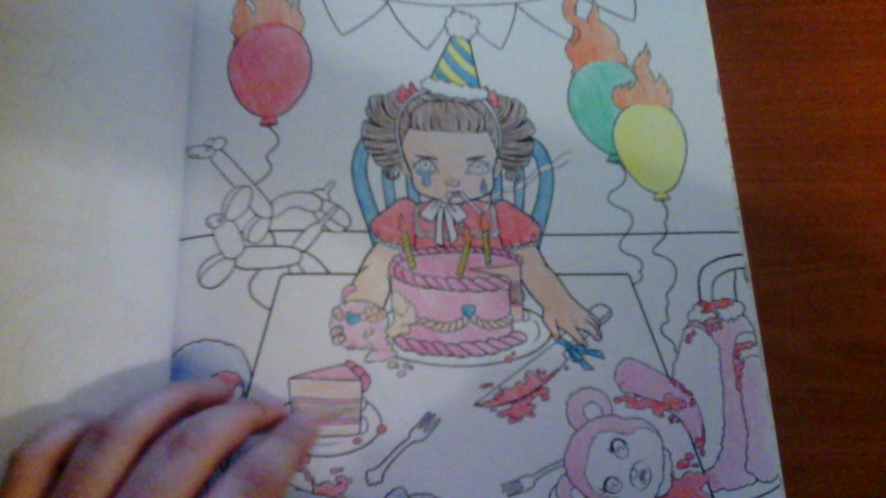 Cry Baby Coloring Book
 Melanie Martinez CRY BABY Coloring Book Finished