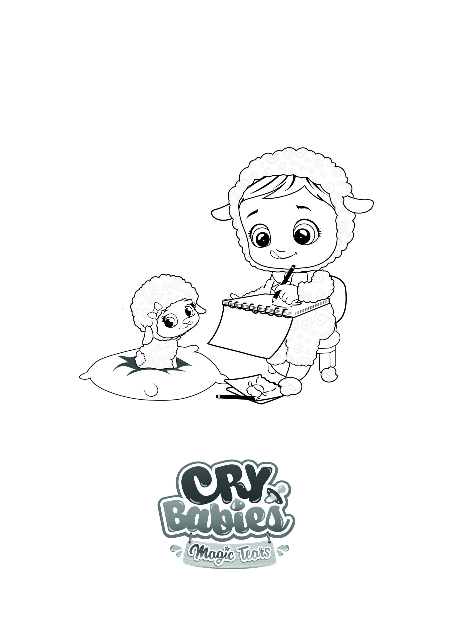 Cry Baby Coloring Book
 LET S PAINT