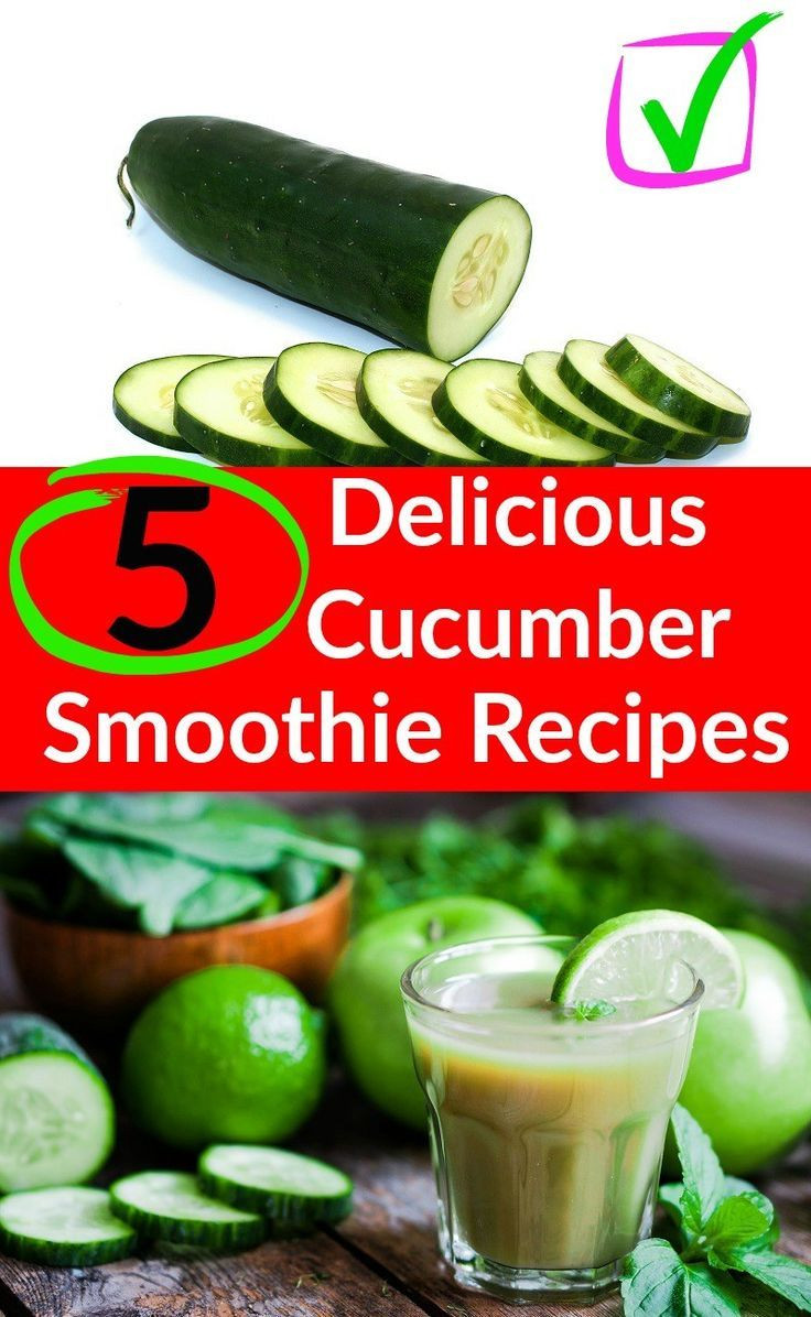 Cucumber Smoothie Recipes For Weight Loss
 5 Delicious Cucumber Smoothie Recipes