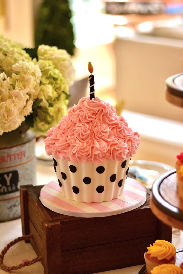 Cupcake Birthday Party Ideas
 Kara s Party Ideas Cupcake Wars Birthday Party