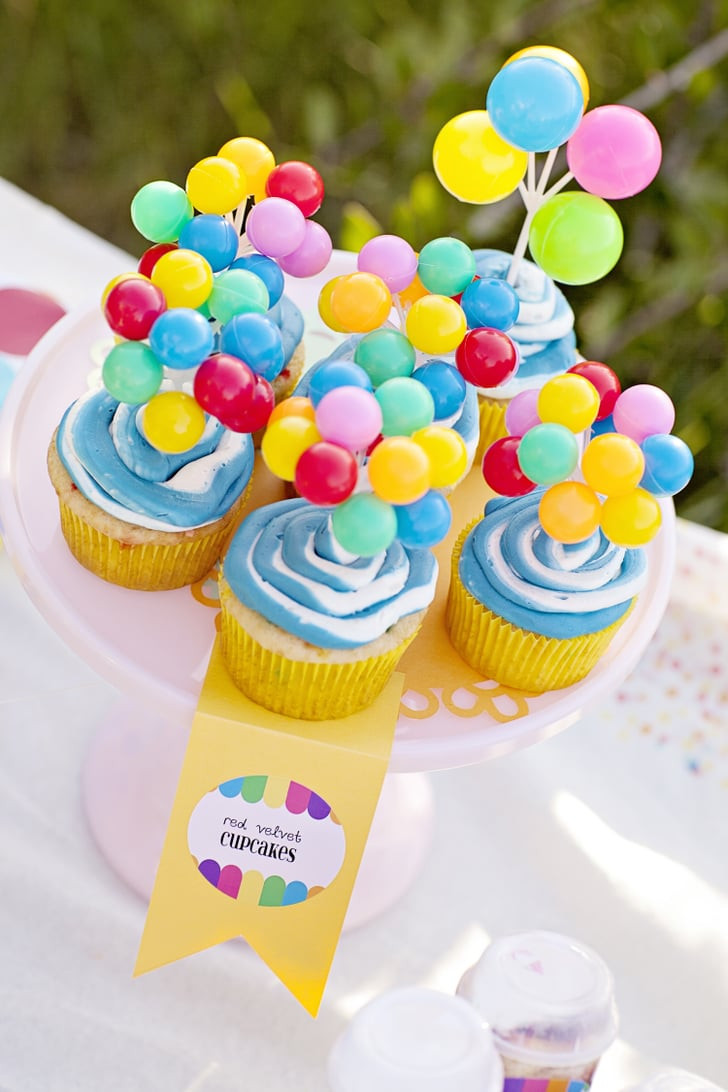 Cupcake Birthday Party Ideas
 Balloon Cupcakes Up Birthday Party Ideas