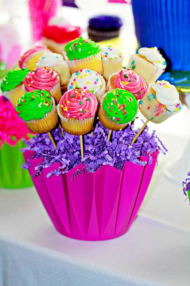 Cupcake Birthday Party Ideas
 Cupcakes Birthday Party Ideas 4 of 10