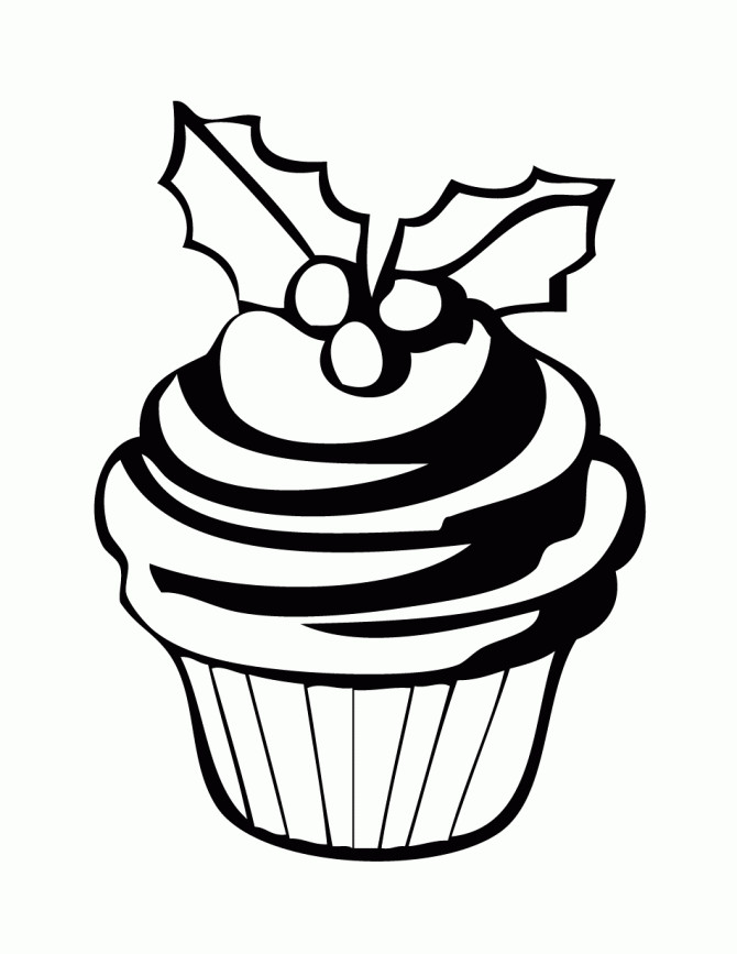 Cupcake Coloring Pages For Kids
 Free Printable Cupcake Coloring Pages For Kids
