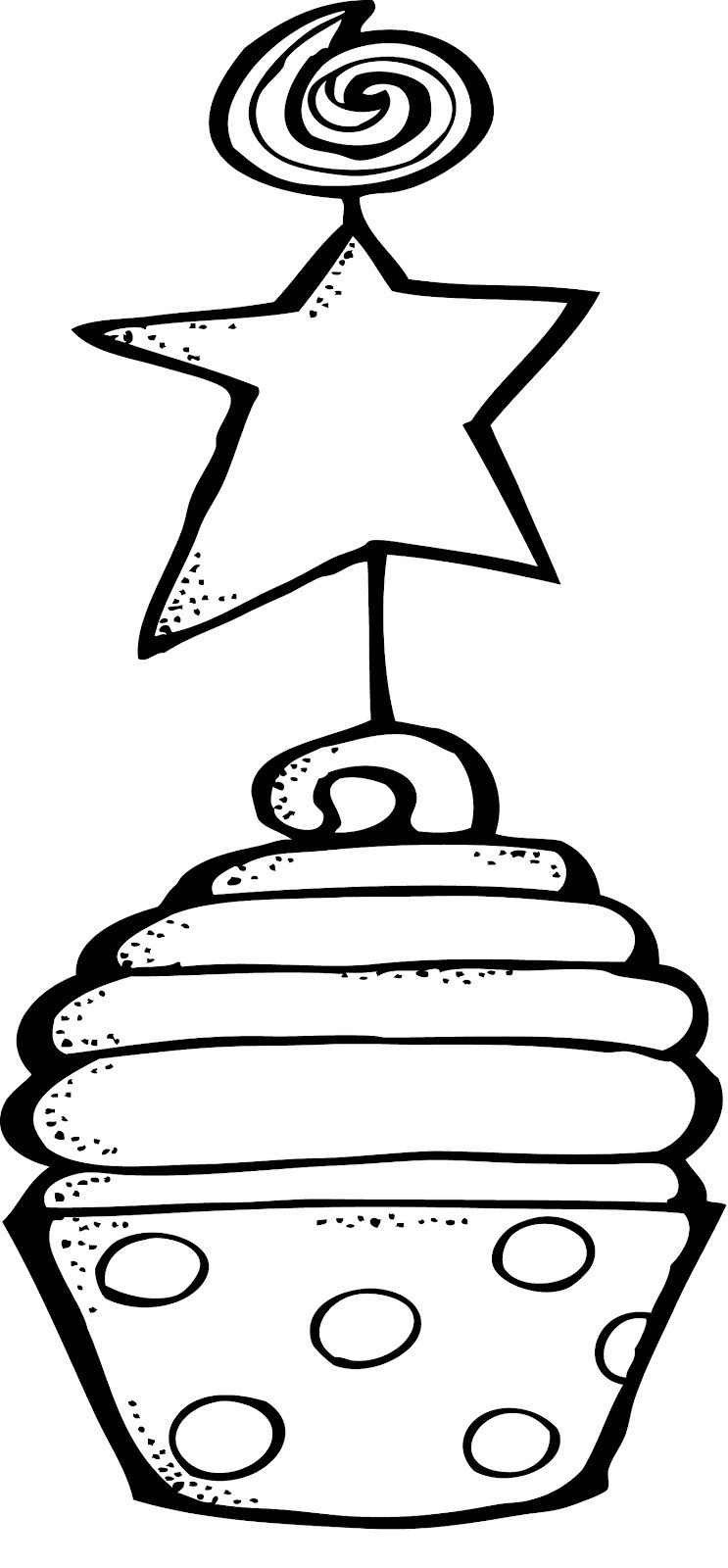 Cupcake Coloring Pages For Kids
 Free Printable Cupcake Coloring Pages For Kids