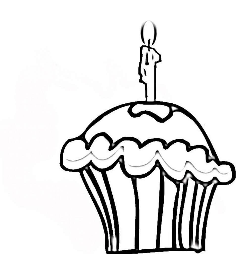 Cupcake Coloring Pages For Kids
 Free Printable Cupcake Coloring Pages For Kids