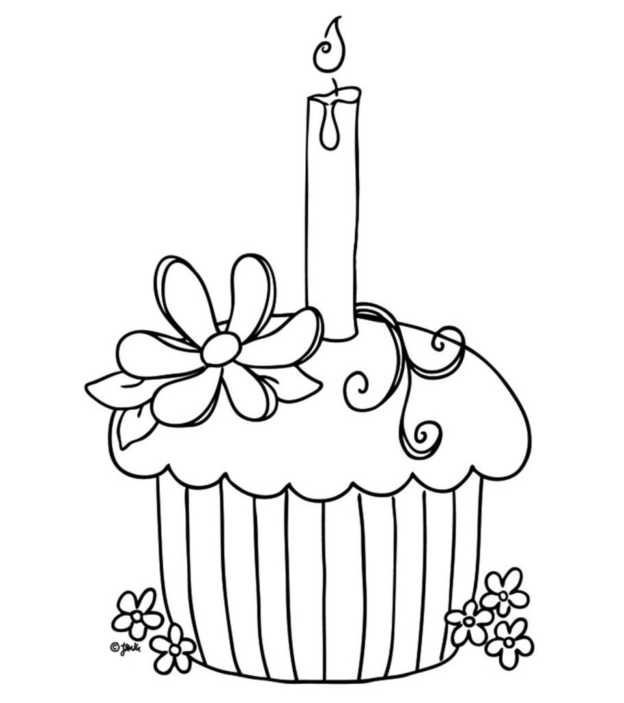 Cupcake Coloring Pages For Kids
 Top 25 Free Printable Cupcake Coloring Pages line