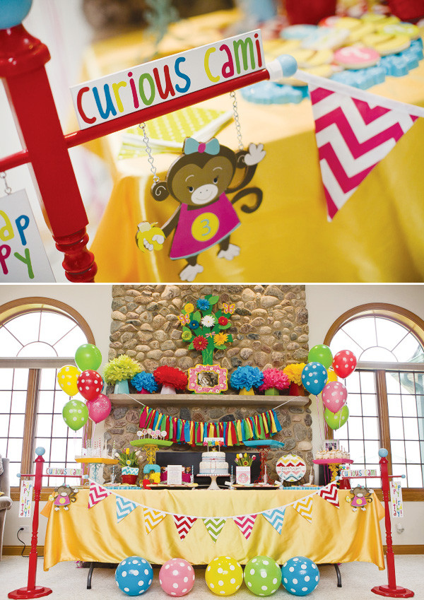 Curious George Birthday Decorations
 30 Girls Birthday Party Ideas